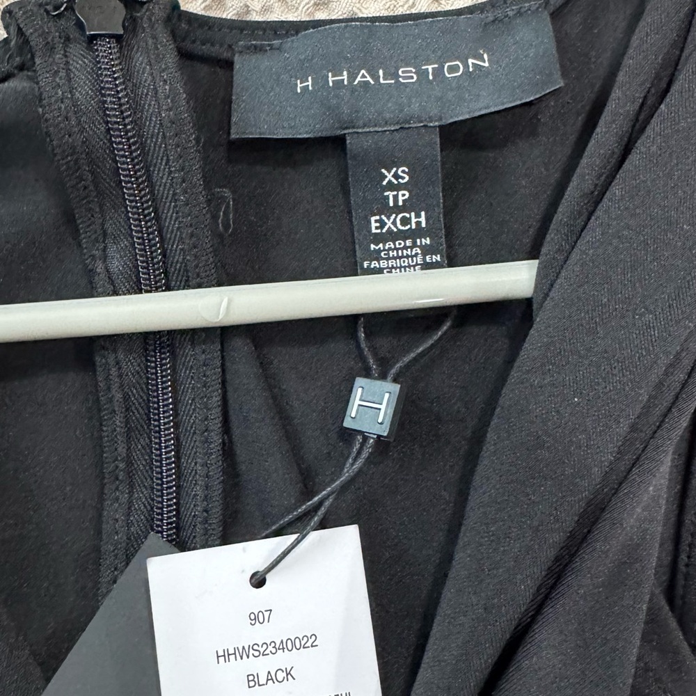 Halston Black Dress